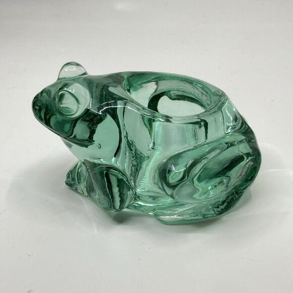 Vintage Indiana Glass Frog Votive Candle Holder - Picture 2 of 10